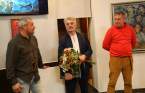 Знані косівські митці Роман Лучук і Микола Стринадюк 